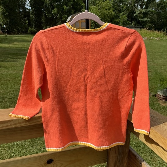 Izod Orange Sweater with Yellow Accents - Picture 6 of 6